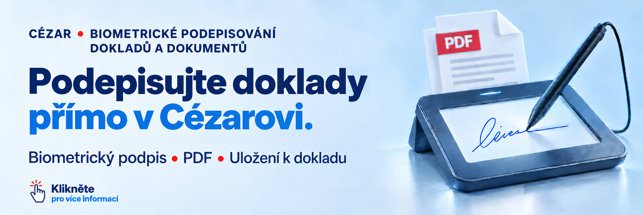 Biometrické podepisování · Biometrické podepisování dokladů a dokumentů.